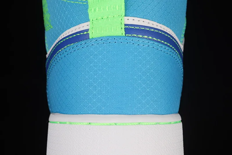 All categories Air Jordan Jordan series basketball shoes Air Jordan 1 Mid G version pure original Air Jordan 1 Mid AJ1 Joe 1 blue and green Chinese culture basketball shoes DA8010-400